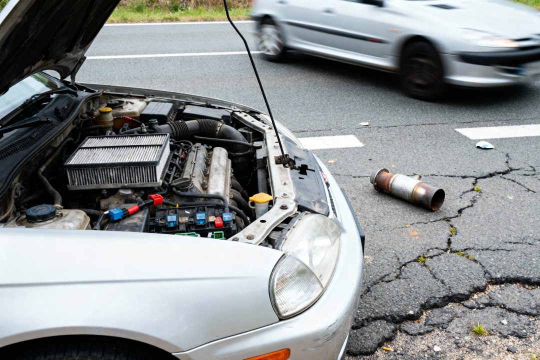 perte de puissance d'une voiture